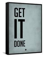 Get it Done Blue-NaxArt-Framed Stretched Canvas