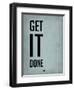 Get it Done Blue-NaxArt-Framed Art Print