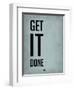 Get it Done Blue-NaxArt-Framed Art Print