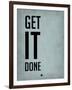 Get it Done Blue-NaxArt-Framed Art Print