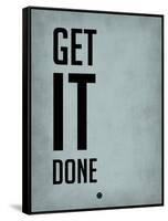 Get it Done Blue-NaxArt-Framed Stretched Canvas