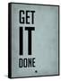 Get it Done Blue-NaxArt-Framed Stretched Canvas