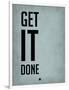 Get it Done Blue-NaxArt-Framed Art Print