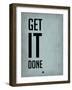 Get it Done Blue-NaxArt-Framed Art Print