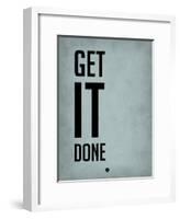 Get it Done Blue-NaxArt-Framed Art Print