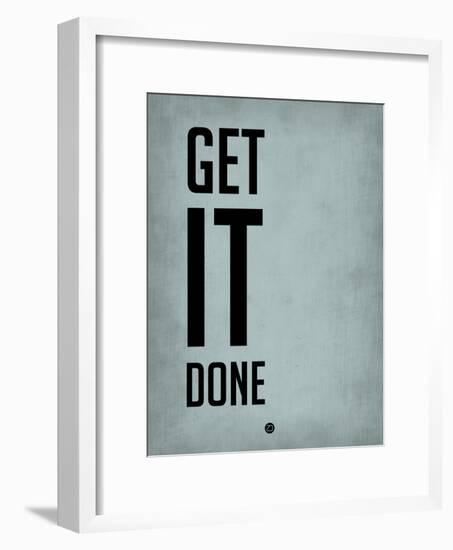 Get it Done Blue-NaxArt-Framed Art Print