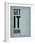 Get it Done Blue-NaxArt-Framed Art Print