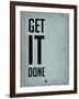 Get it Done Blue-NaxArt-Framed Art Print