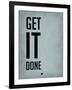 Get it Done Blue-NaxArt-Framed Art Print