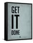 Get it Done Blue-NaxArt-Framed Stretched Canvas