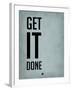 Get it Done Blue-NaxArt-Framed Art Print