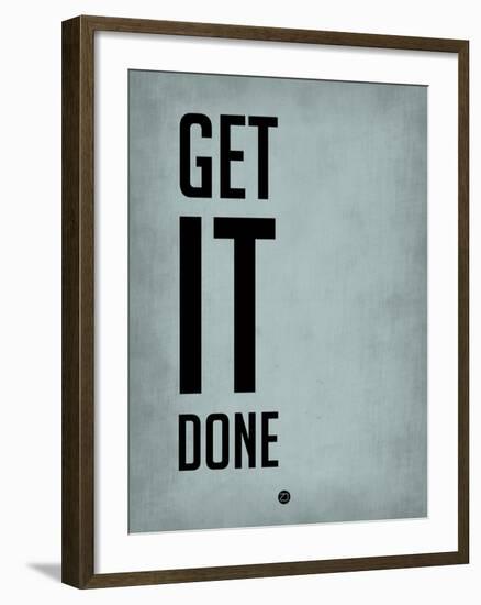 Get it Done Blue-NaxArt-Framed Art Print