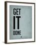 Get it Done Blue-NaxArt-Framed Art Print