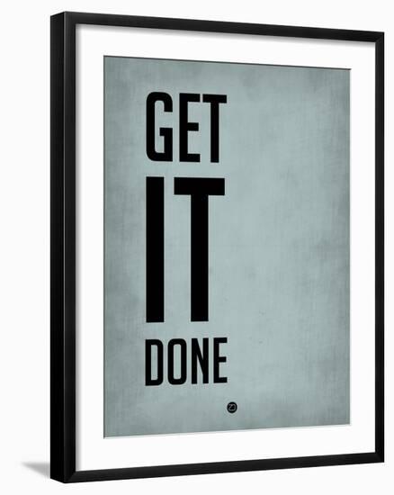 Get it Done Blue-NaxArt-Framed Art Print