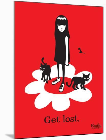 Get Lost 2-Emily the Strange-Mounted Poster