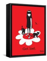 Get Lost 2-Emily the Strange-Framed Stretched Canvas