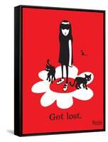 Get Lost 2-Emily the Strange-Framed Stretched Canvas