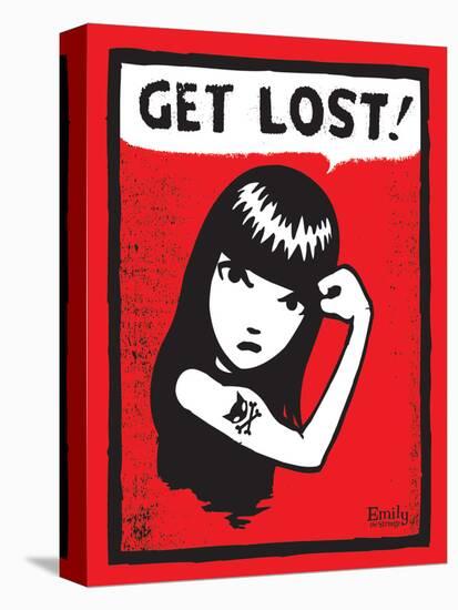 Get Lost 3-Emily the Strange-Stretched Canvas