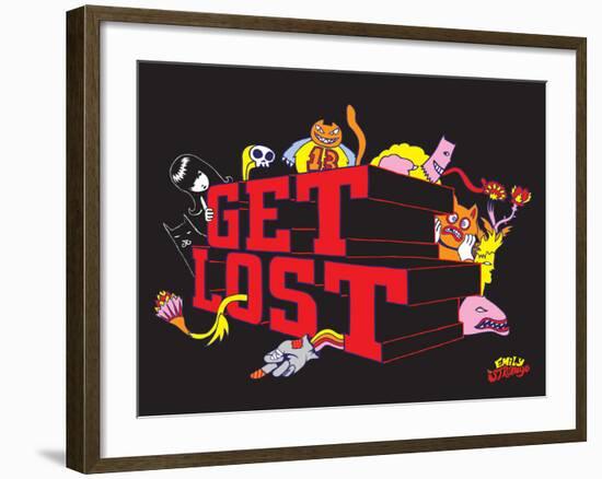 Get Lost 4-Emily the Strange-Framed Photographic Print