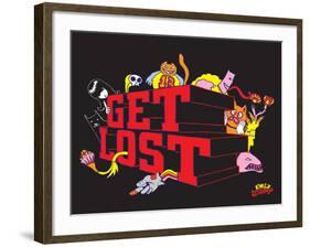 Get Lost 4-Emily the Strange-Framed Photographic Print