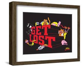 Get Lost 4-Emily the Strange-Framed Photographic Print