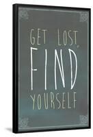Get Lost Find Yourself Art Print Poster-null-Framed Poster