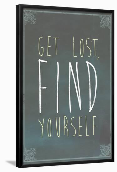 Get Lost Find Yourself Art Print Poster-null-Framed Poster