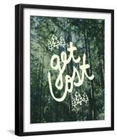 Get Lost Muir Woods-Leah Flores-Framed Giclee Print