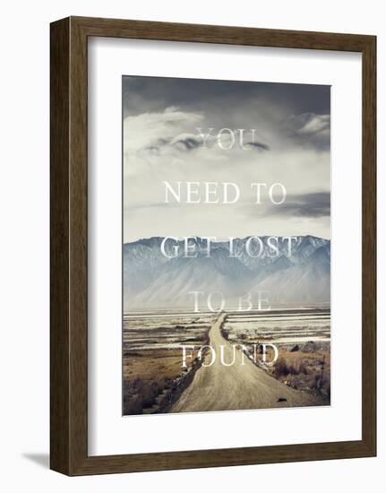 Get Lost-Design Fabrikken-Framed Art Print