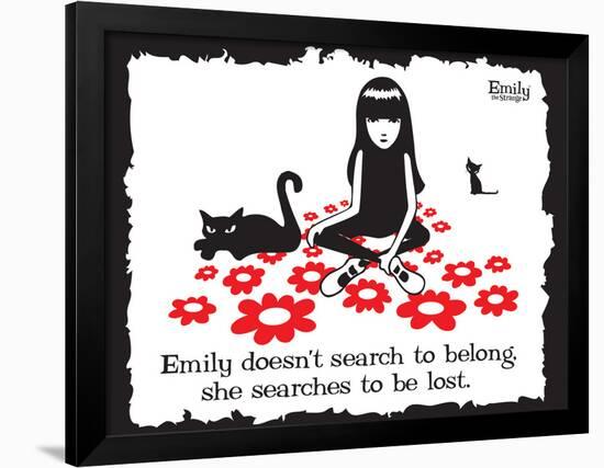 Get Lost-Emily the Strange-Framed Poster