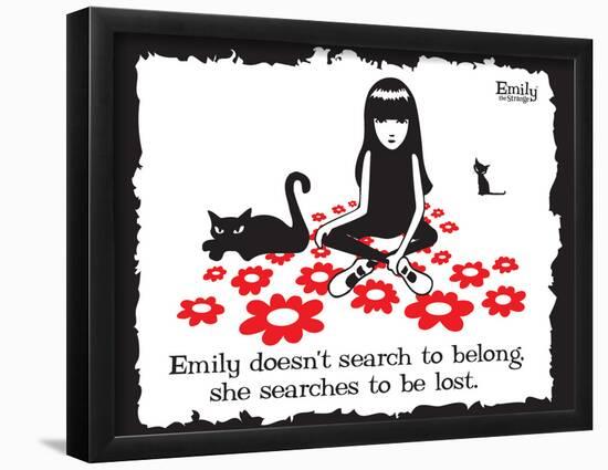 Get Lost-Emily the Strange-Framed Poster