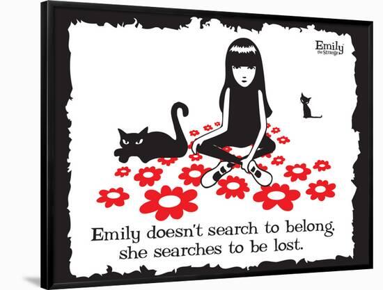 Get Lost-Emily the Strange-Framed Poster