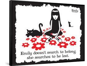 Get Lost-Emily the Strange-Framed Poster