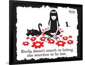 Get Lost-Emily the Strange-Framed Poster