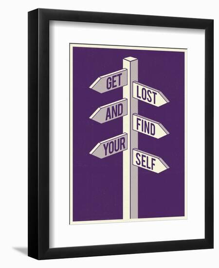 Get Lost-Dale Edwin Murray-Framed Premium Giclee Print