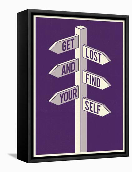 Get Lost-Dale Edwin Murray-Framed Stretched Canvas