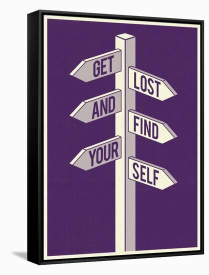 Get Lost-Dale Edwin Murray-Framed Stretched Canvas