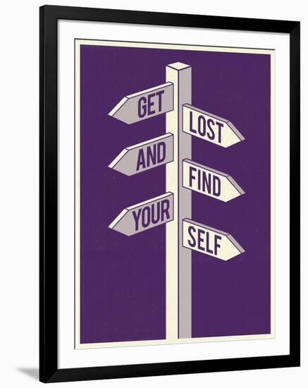 Get Lost-Dale Edwin Murray-Framed Giclee Print