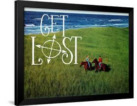 Get Lost-The Saturday Evening Post-Framed Giclee Print