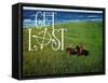 Get Lost-The Saturday Evening Post-Framed Stretched Canvas