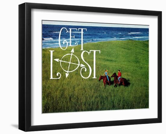 Get Lost-The Saturday Evening Post-Framed Giclee Print