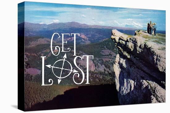 Get Lost-The Saturday Evening Post-Stretched Canvas