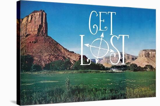 Get Lost-The Saturday Evening Post-Stretched Canvas