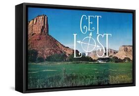 Get Lost-The Saturday Evening Post-Framed Stretched Canvas