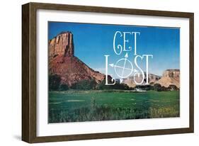 Get Lost-The Saturday Evening Post-Framed Giclee Print