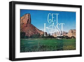 Get Lost-The Saturday Evening Post-Framed Giclee Print