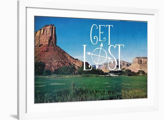 Get Lost-The Saturday Evening Post-Framed Giclee Print