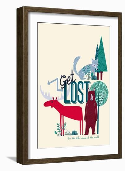 Get Lost-null-Framed Giclee Print