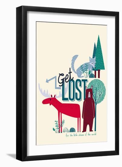 Get Lost-null-Framed Premium Giclee Print