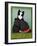 Get Love Give Love Bannerblack And Black And White Cat-Stephen Huneck-Framed Giclee Print